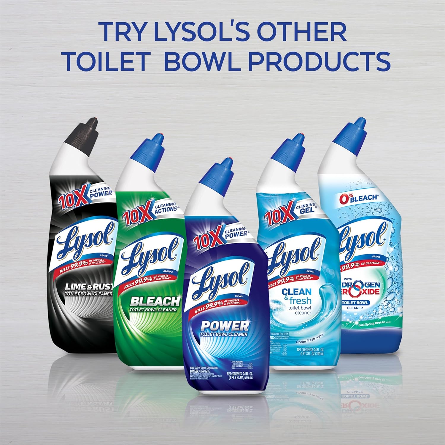 Lysol Toilet Bowl Cleaner 24 Ounces Lemon
