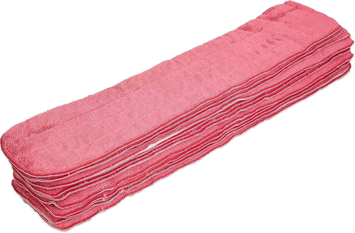 Arkwright Spray Mop Replacement Pads - Pack of 12 Red 24 in