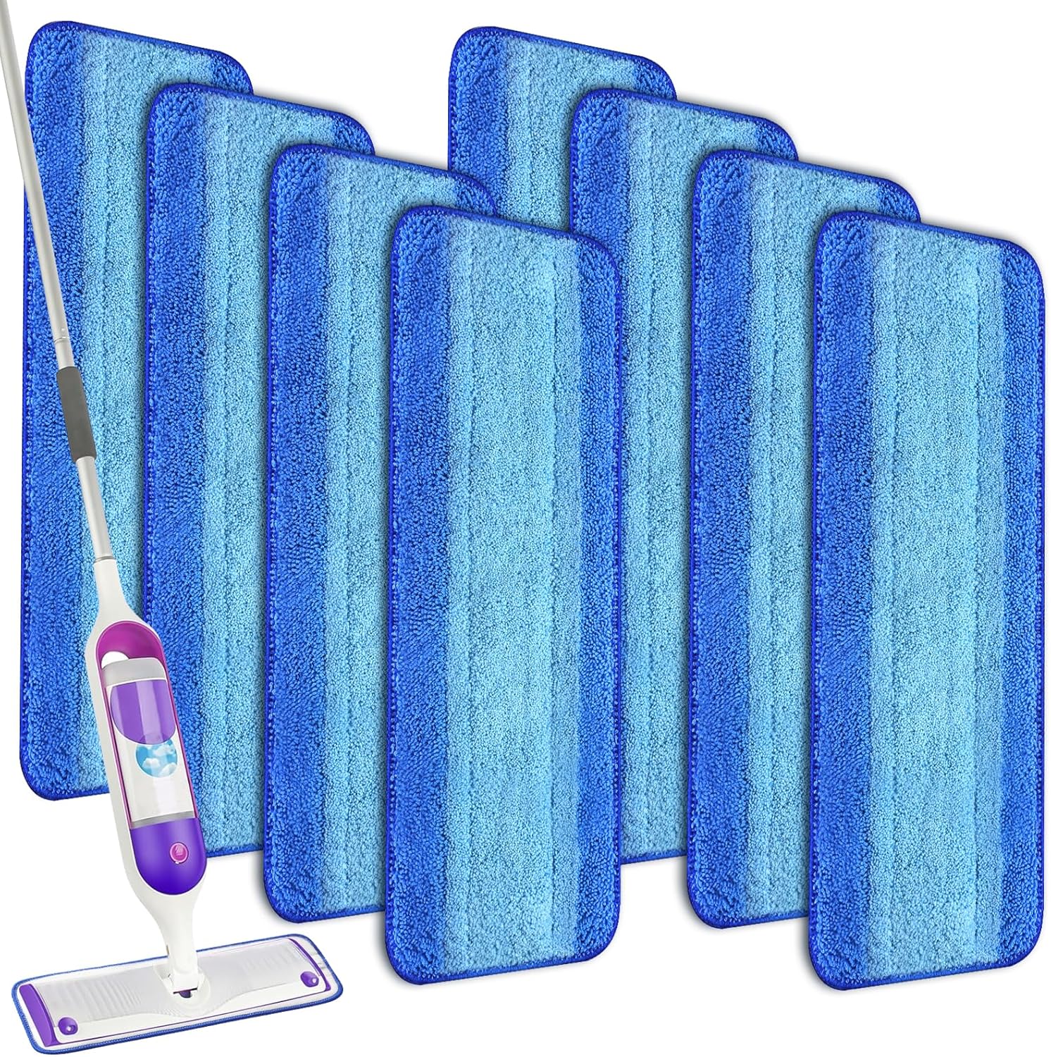 8-Pack Reusable Swiffer Mop Pads for 13-15 Spray Mop