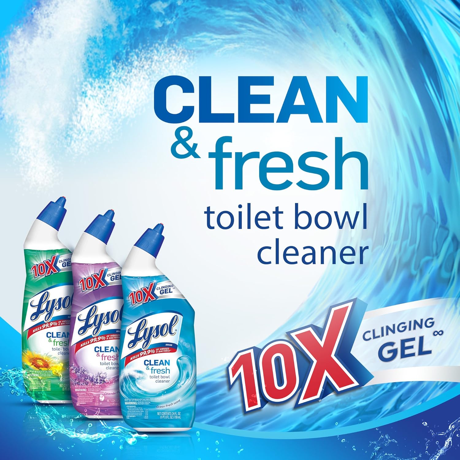 Lysol Power Fresh Toilet Bowl Cleaner 72 Fl Oz