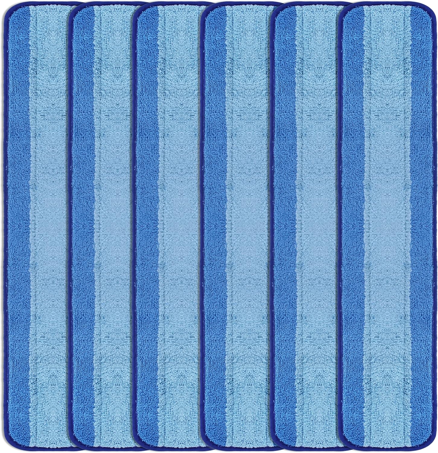 LTWHOME 24 Inch Microfiber Mop Pad Refill Pack of 6