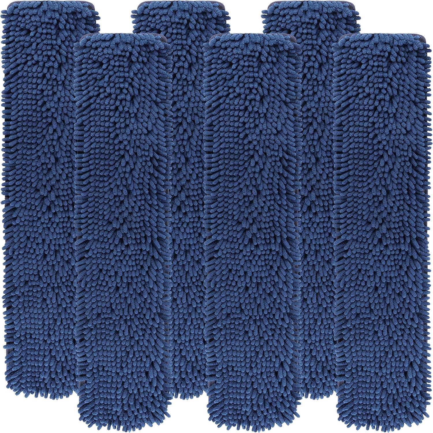 LTWHOME 24 Inch Microfiber Chenille Replacement Mop Pads Pack of 6